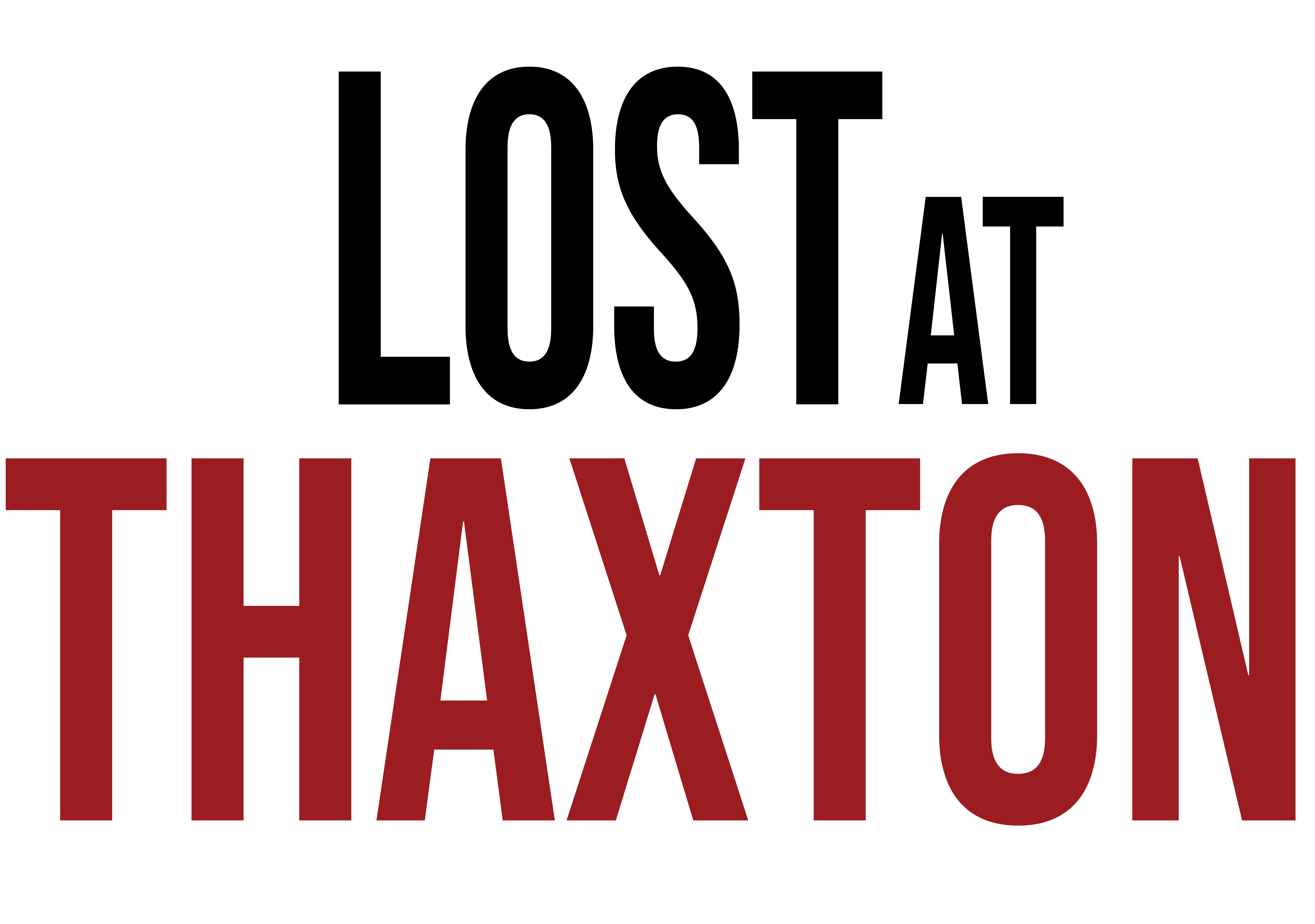 Lost At Thaxton Logo